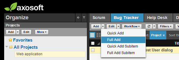 Creating new defects in OnTime