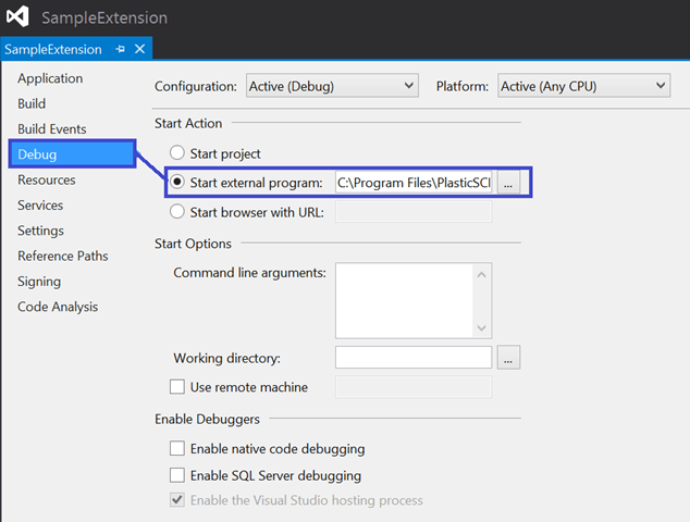 Debugging - Debug section