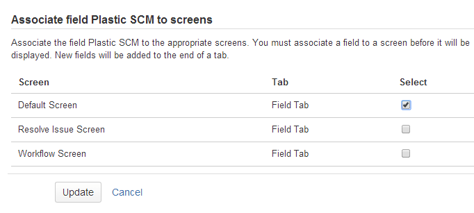 Specifying more options in Jira