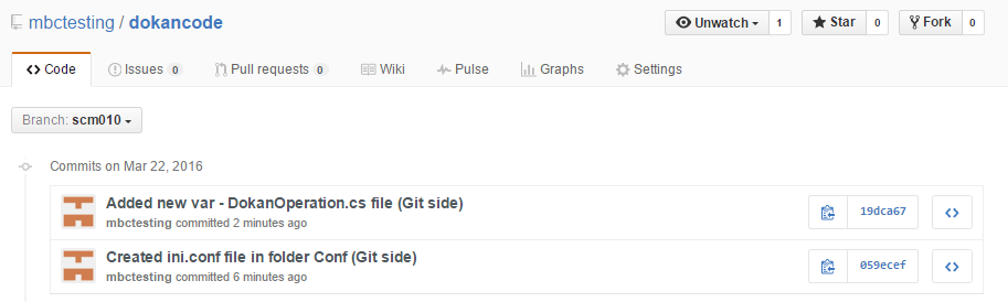 GitSync - Git 側 - マージ - 変更